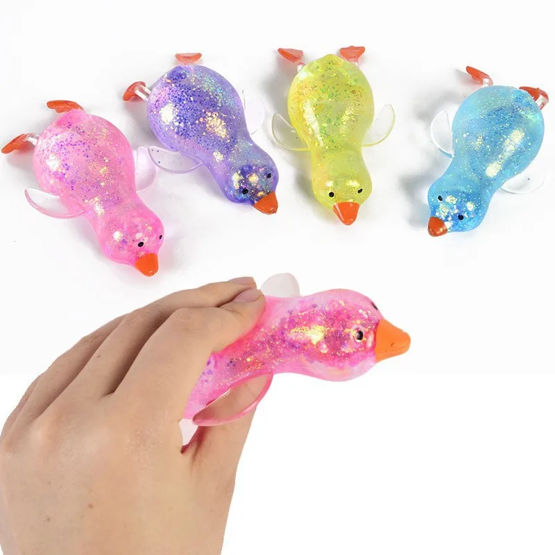 Party Games For Adults And Kids - Mainan Squishy Bentuk Bebek Panggang Simulasi