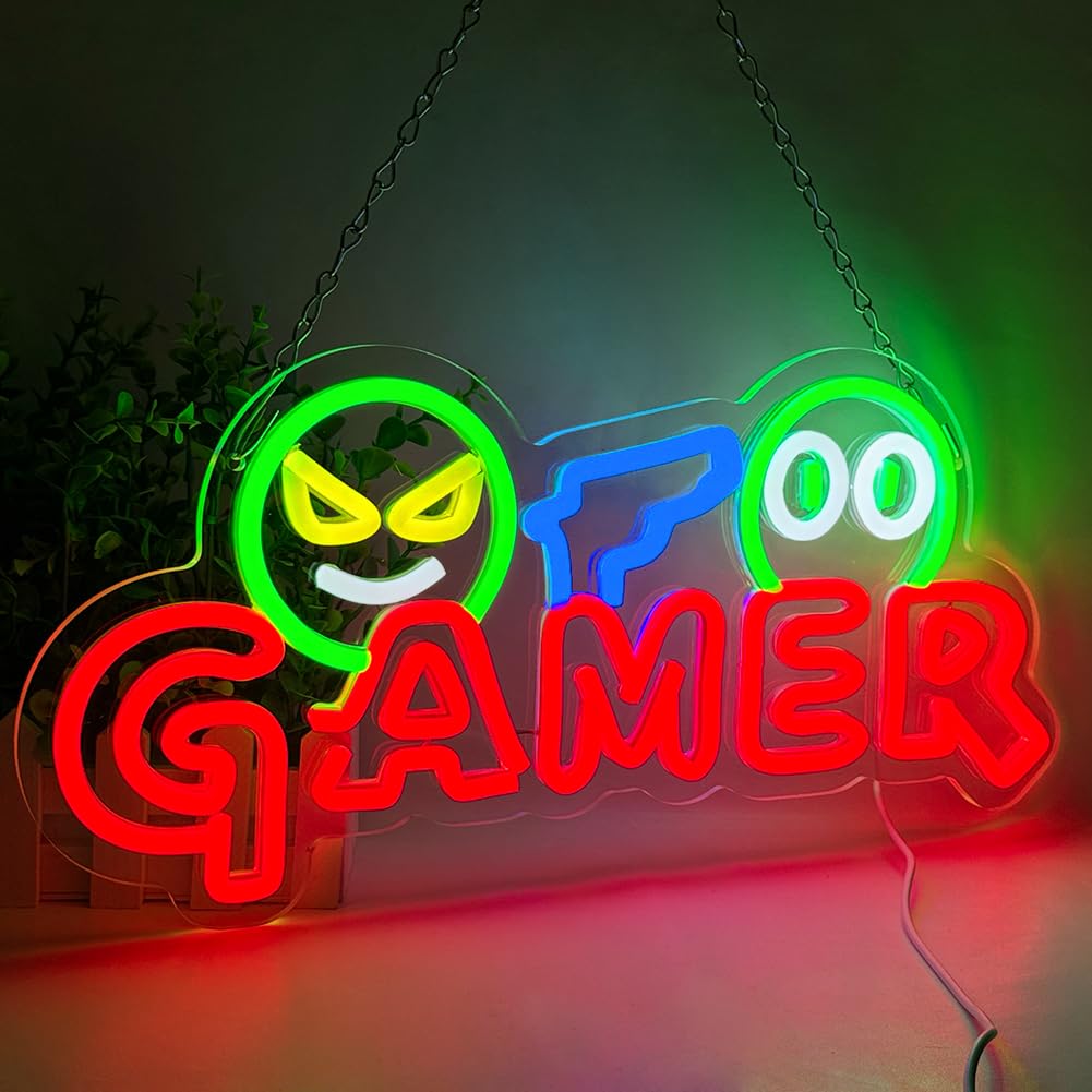 Lampu Dinding LED Neon Sign Ga - Party Games For Christmas ulasan dan harga